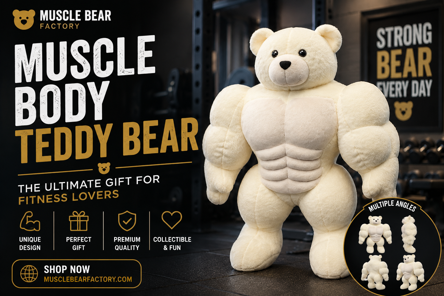 Why a Muscle Body Teddy Bear Is the Ultimate Gift for Fitness Fans