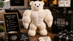 Muscle bear soft toys