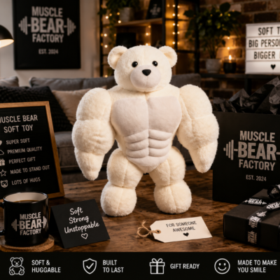 Muscle Bear Soft Toy – The 1 Fun Plush Gift Everyone Remembers